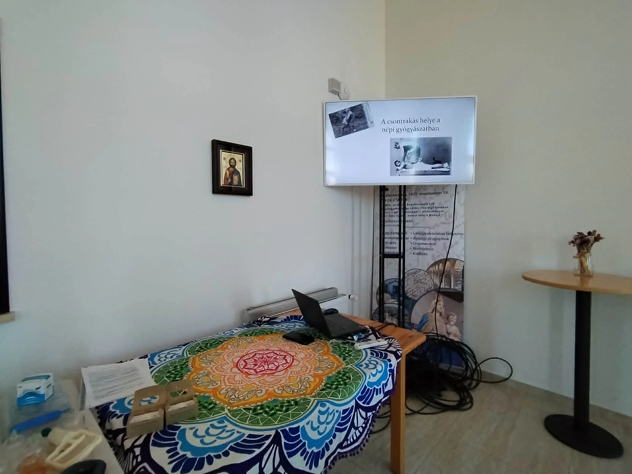 Előadás a bodajki Caritas által szervezett egészségnapon